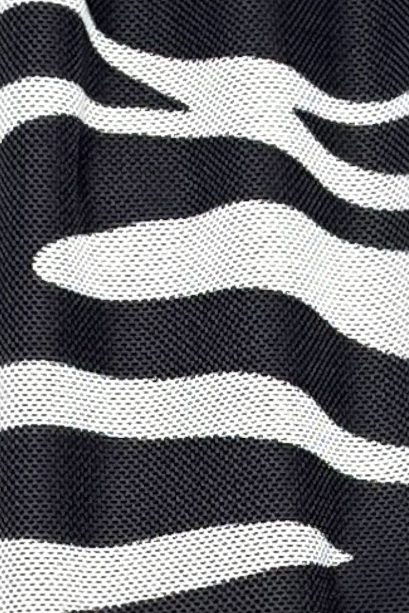 Rock aus Mesh im Animal-Print