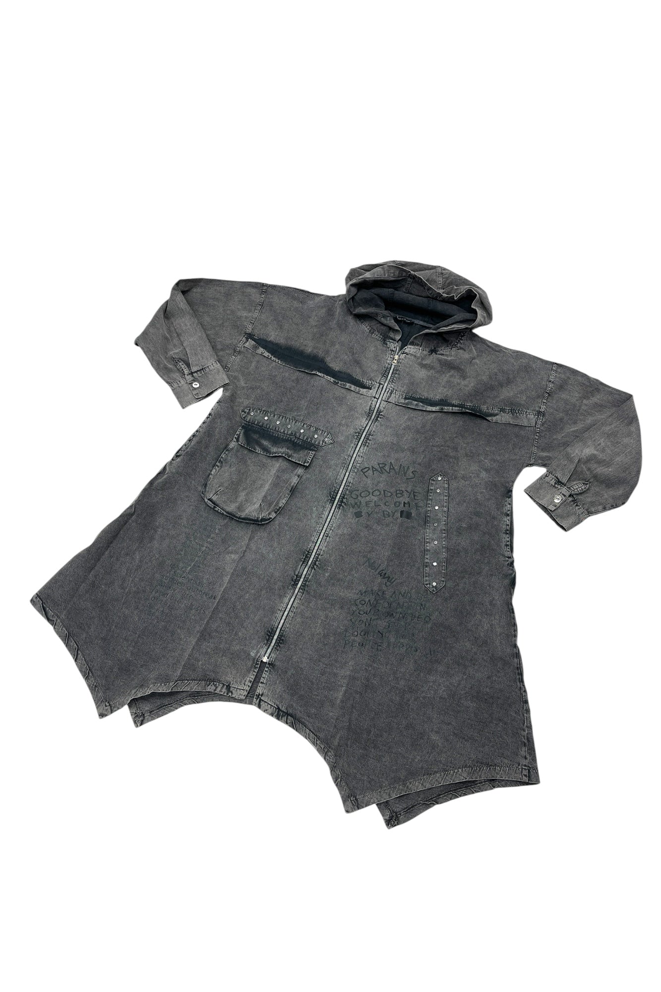 Jeansmantel im Used-Style