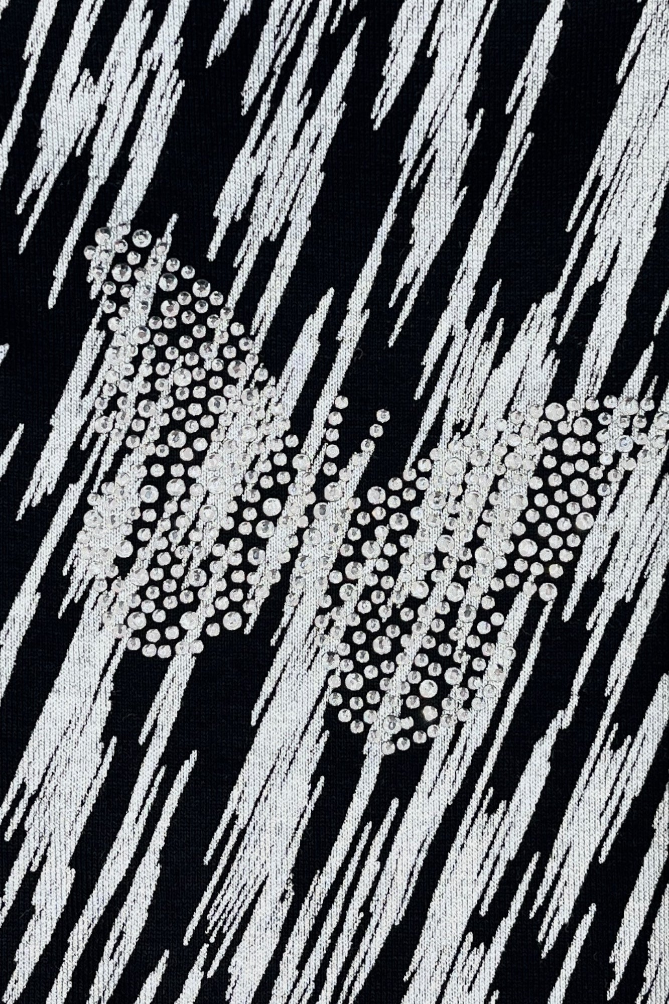 Leggings with rhinestones