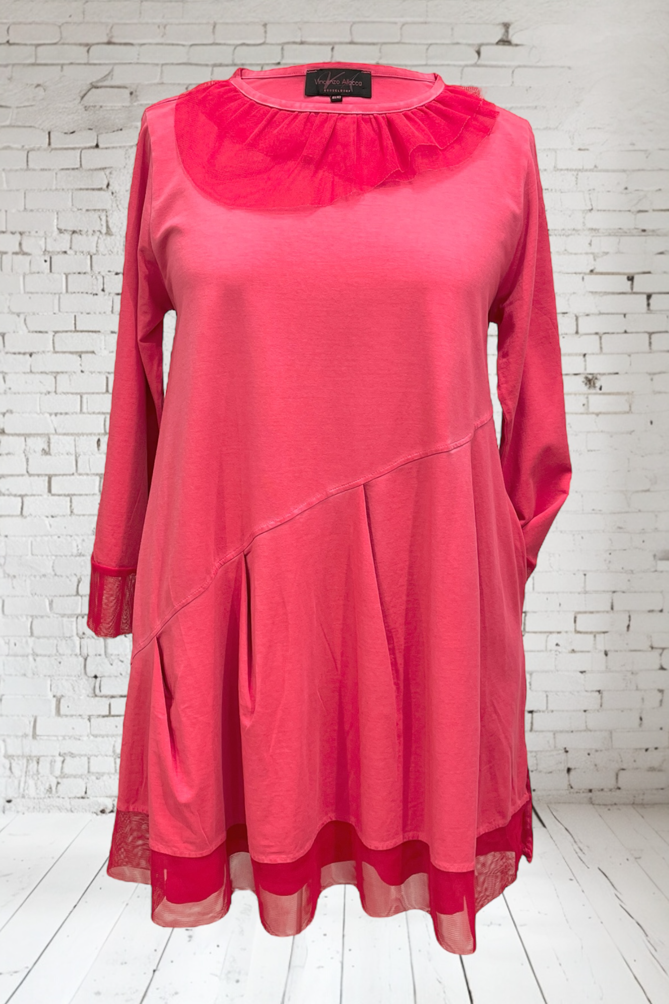 Tunika mit Mesh 7577
