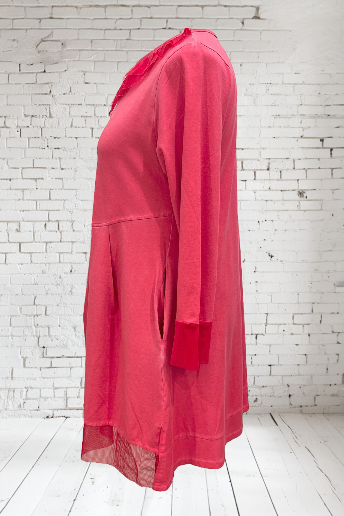 Tunika mit Mesh 7577