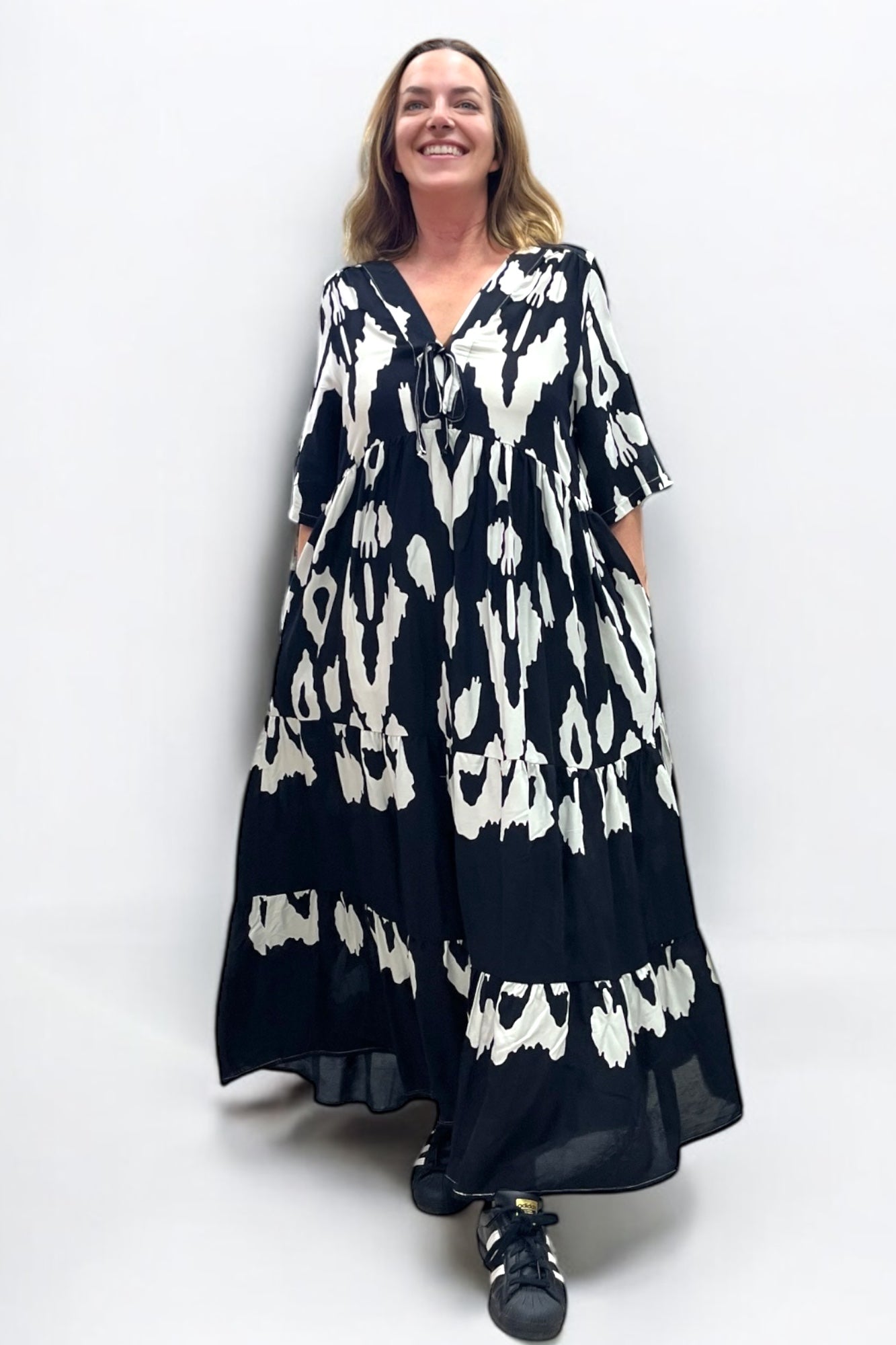 Boheme-Kleid Viskose 9314