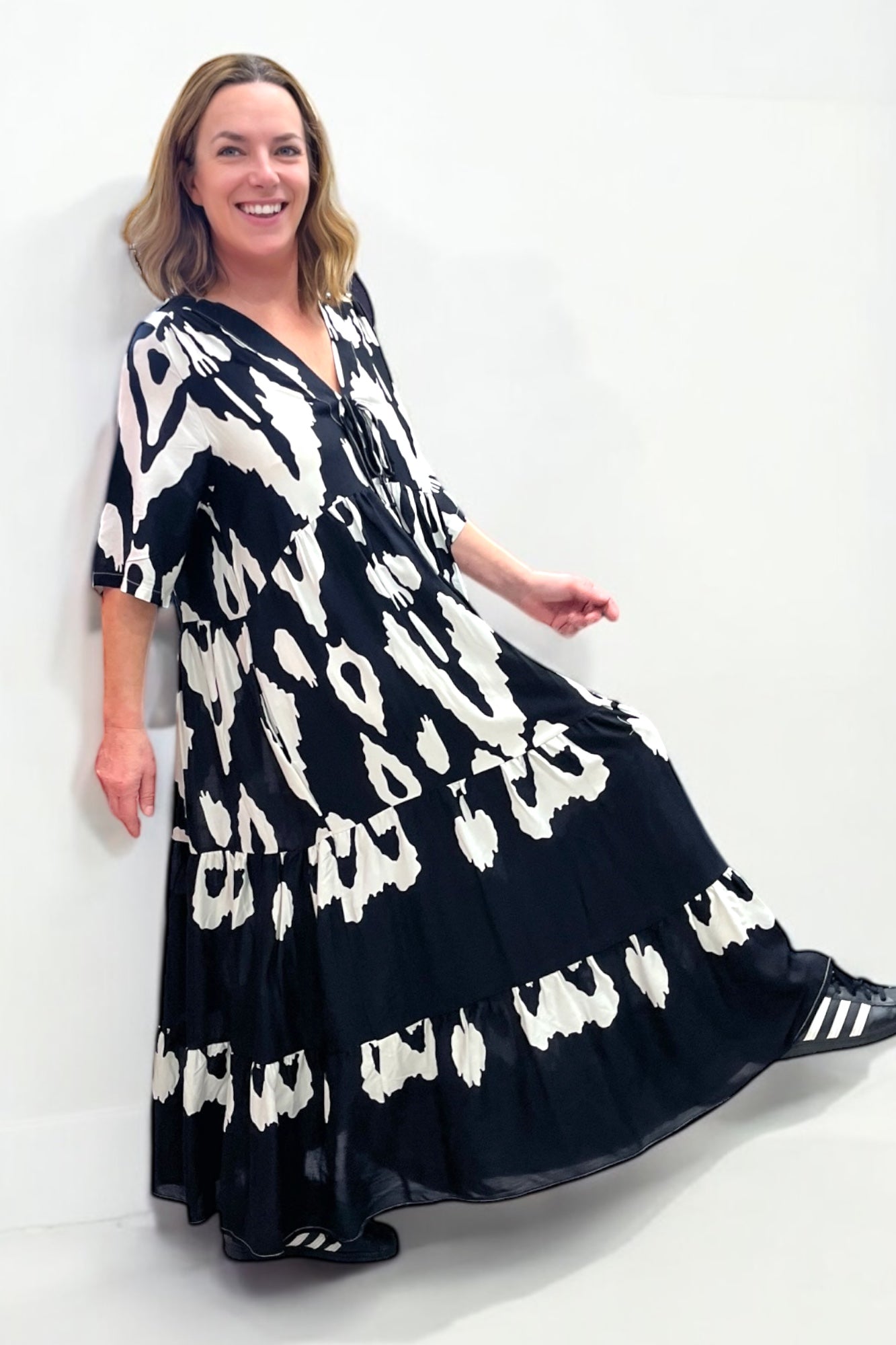 Boheme-Kleid Viskose 9314