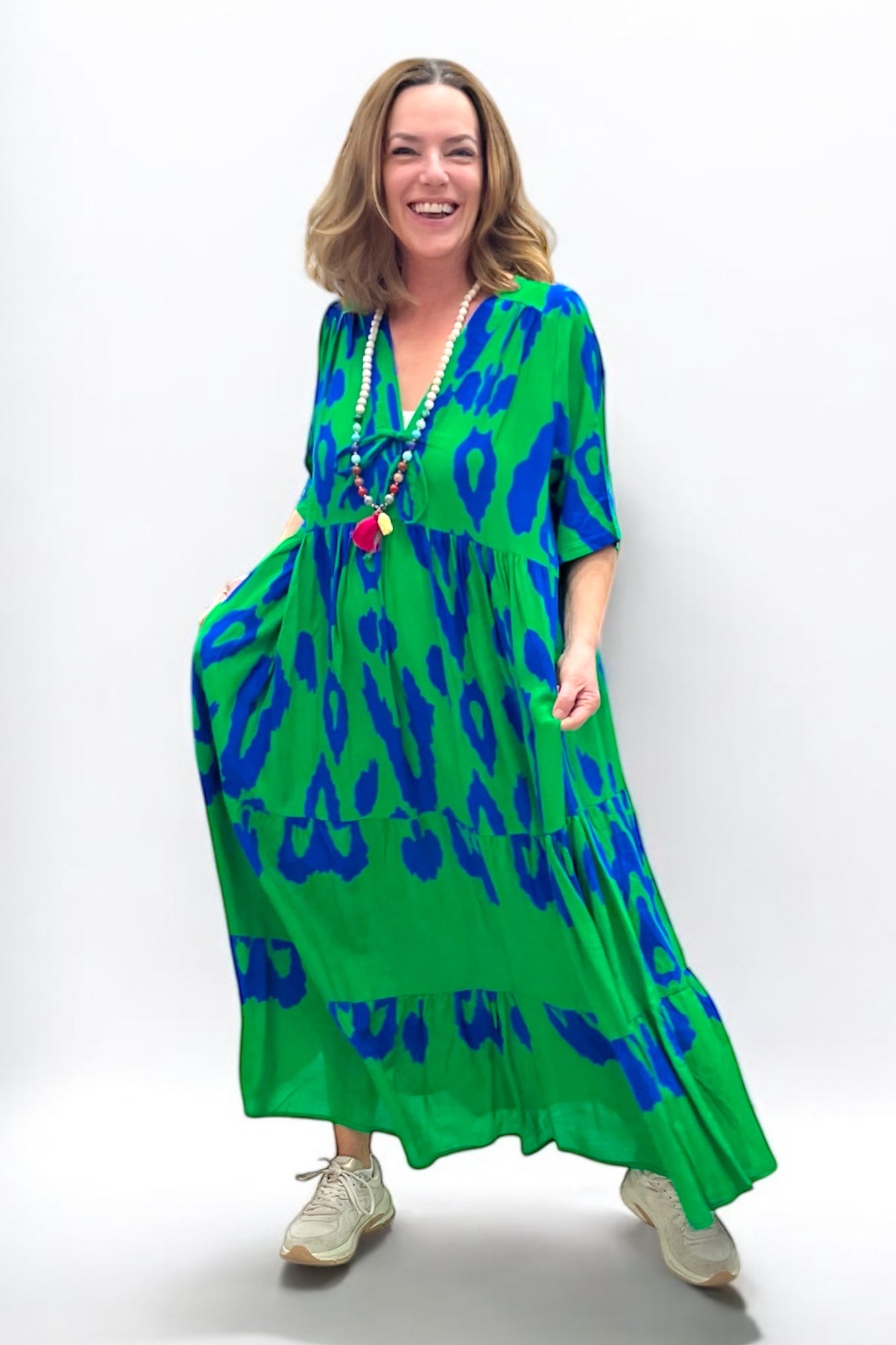 Boheme-Kleid Viskose 9314