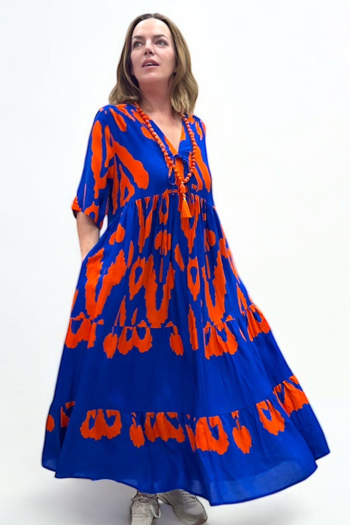 Boheme-Kleid Viskose 9314