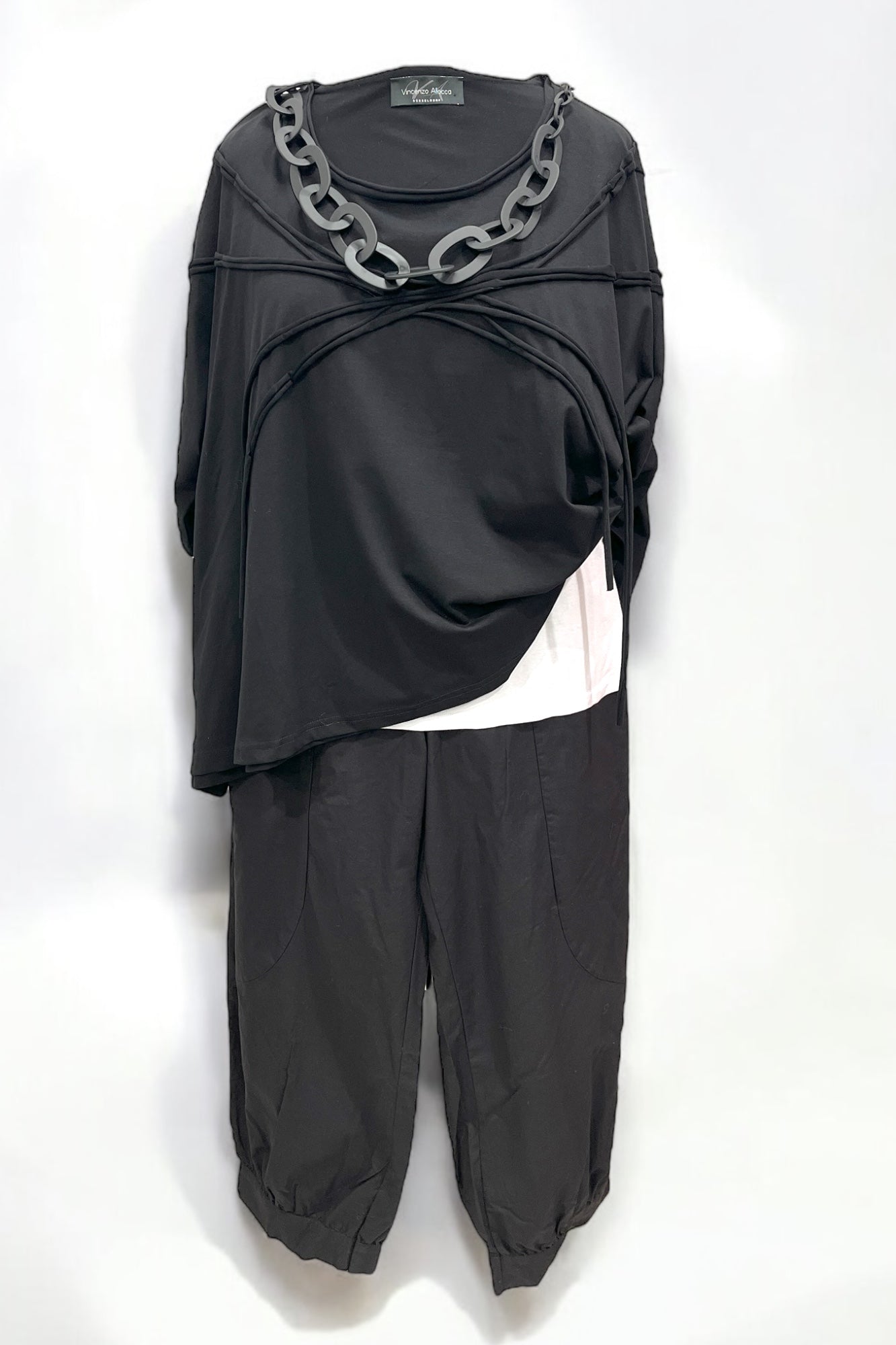 Shirt mit Zierbändern 7128