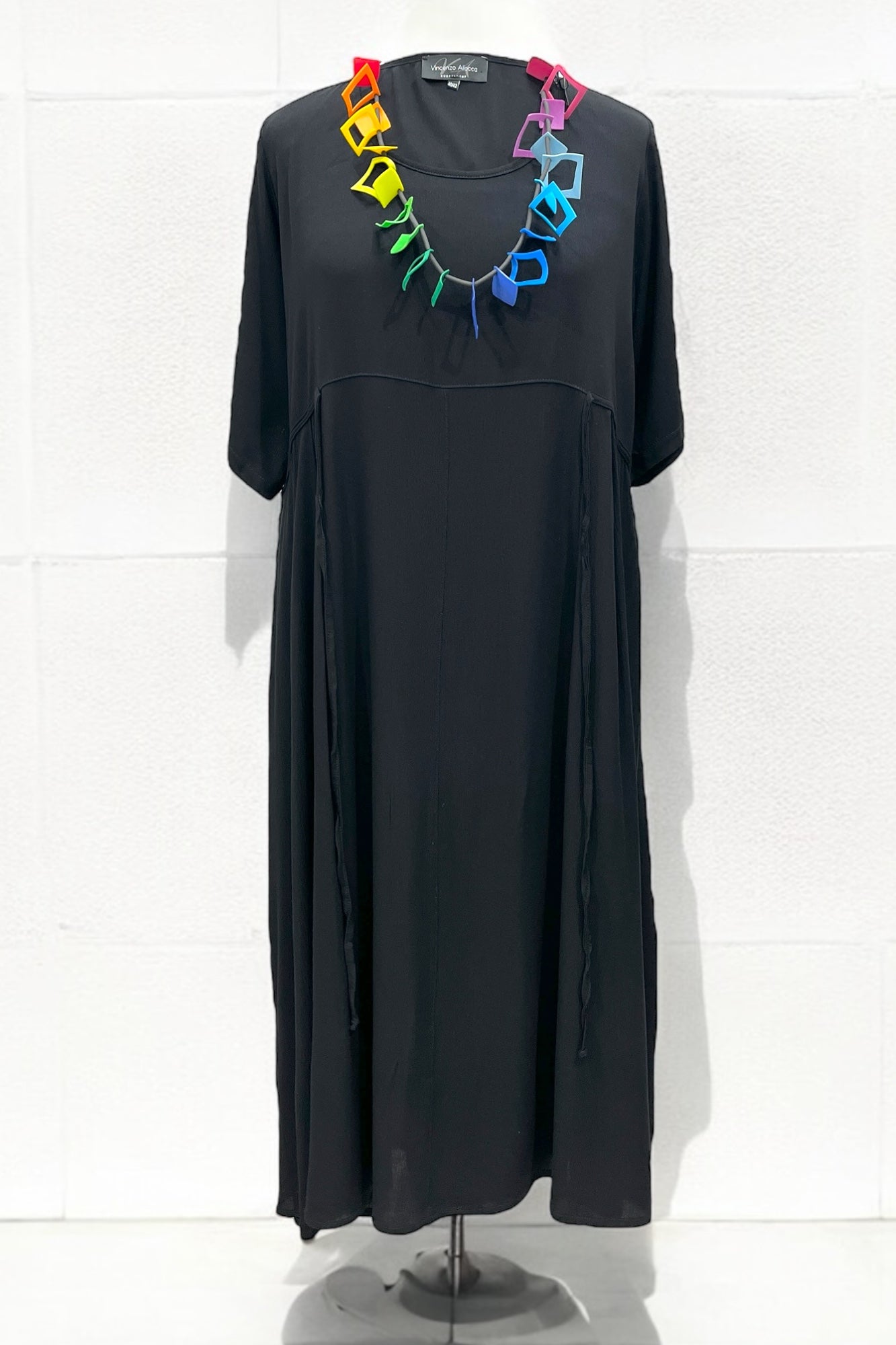 Viskosekleid mit Kette 9325