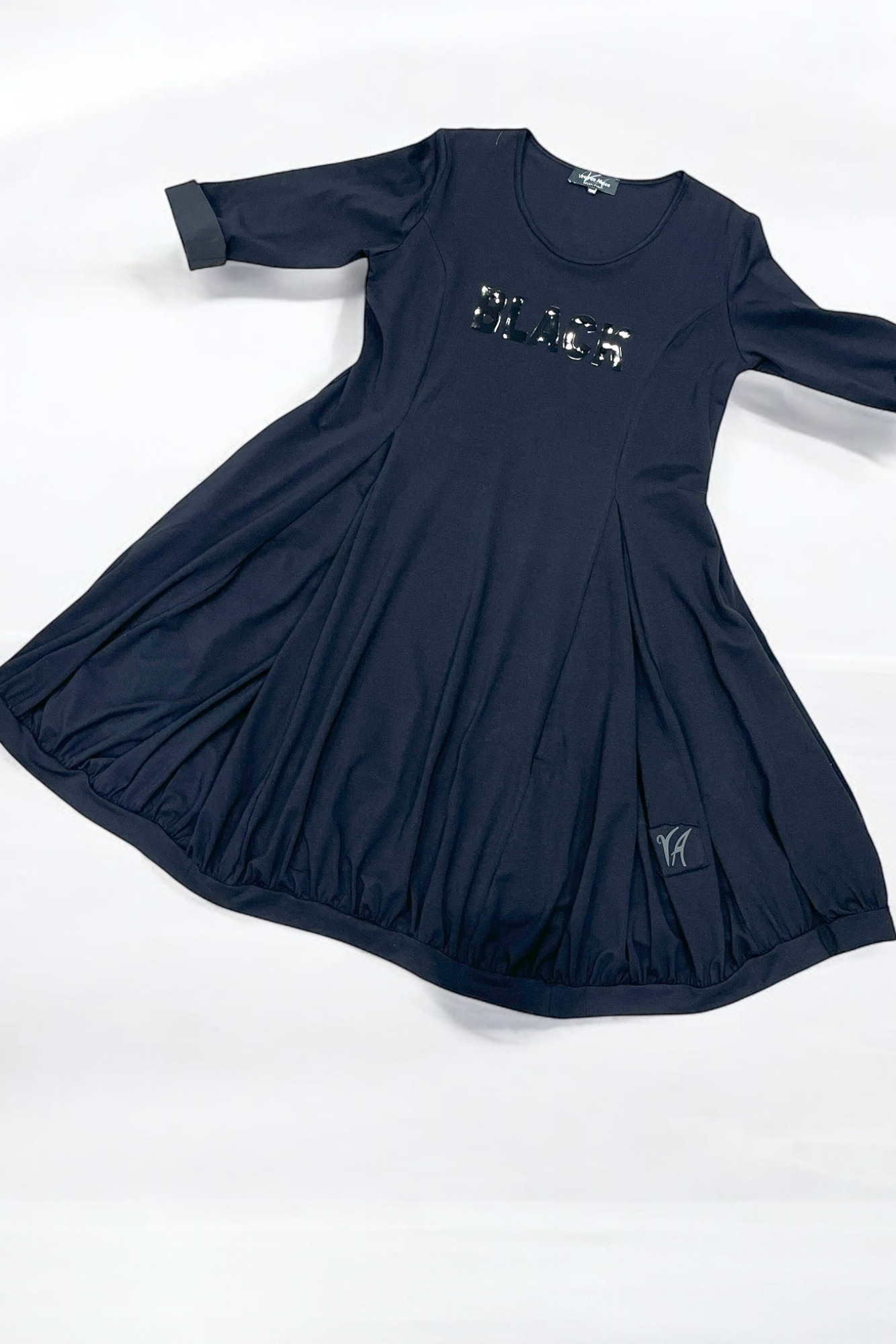 Balloon dress Black 887