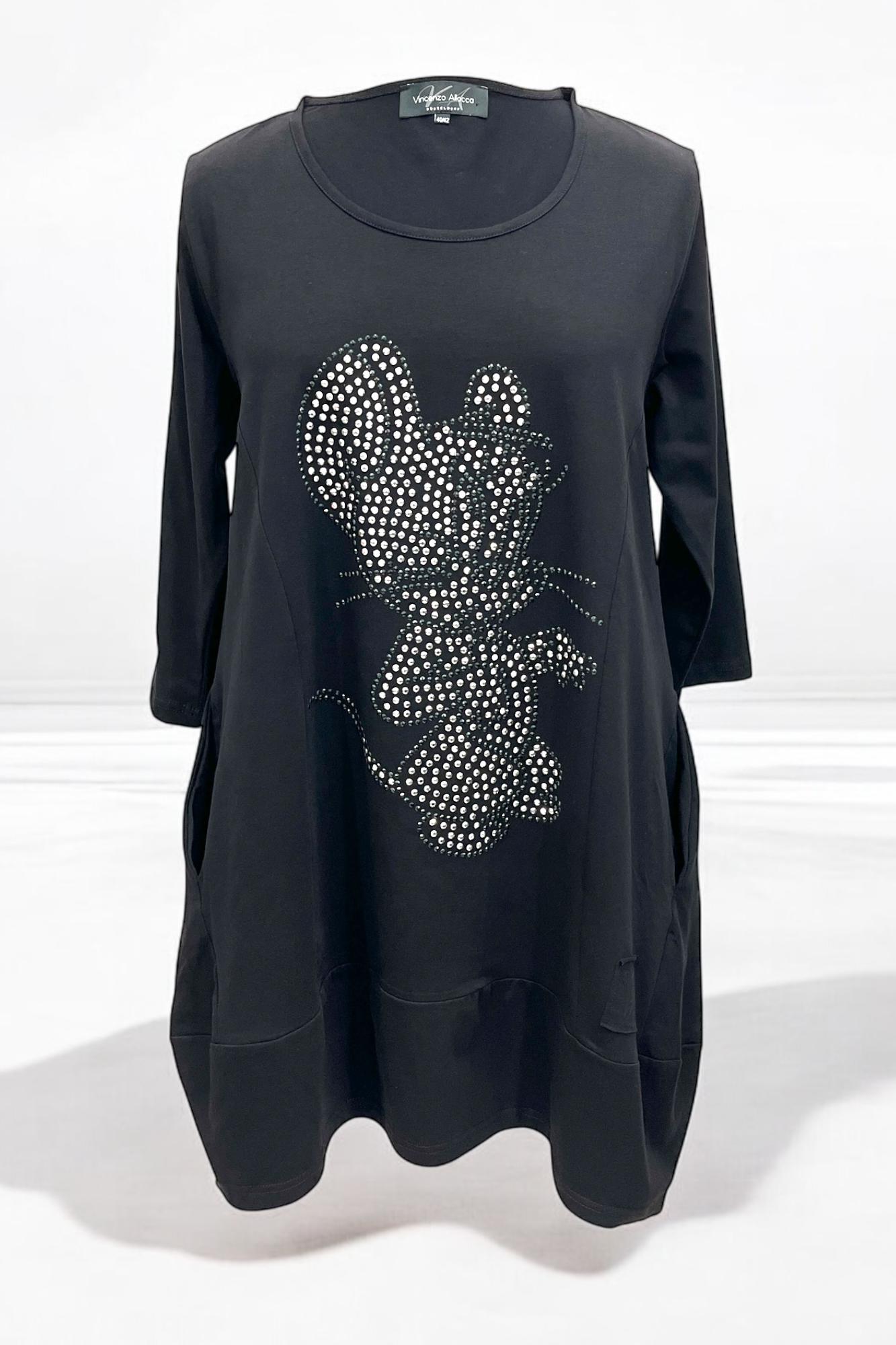 Tunic with rhinestones 842