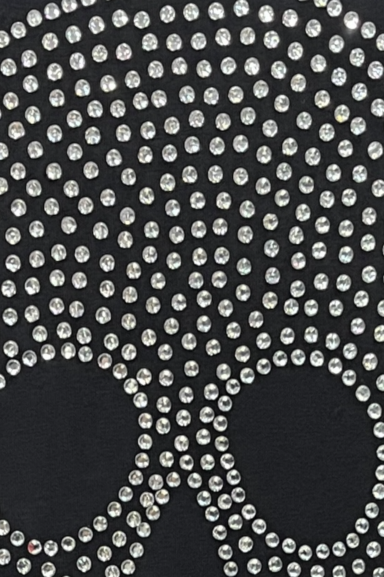 Tunic with skull rhinestones 842