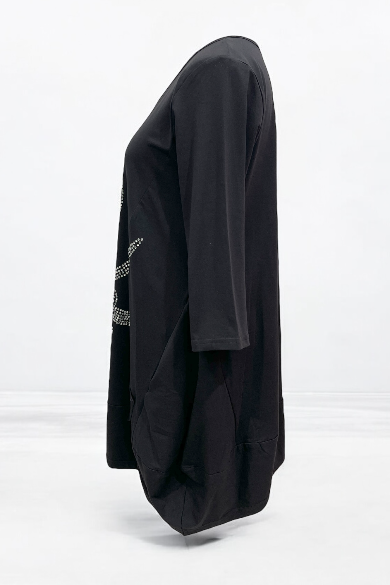 Tunic with skull rhinestones 842