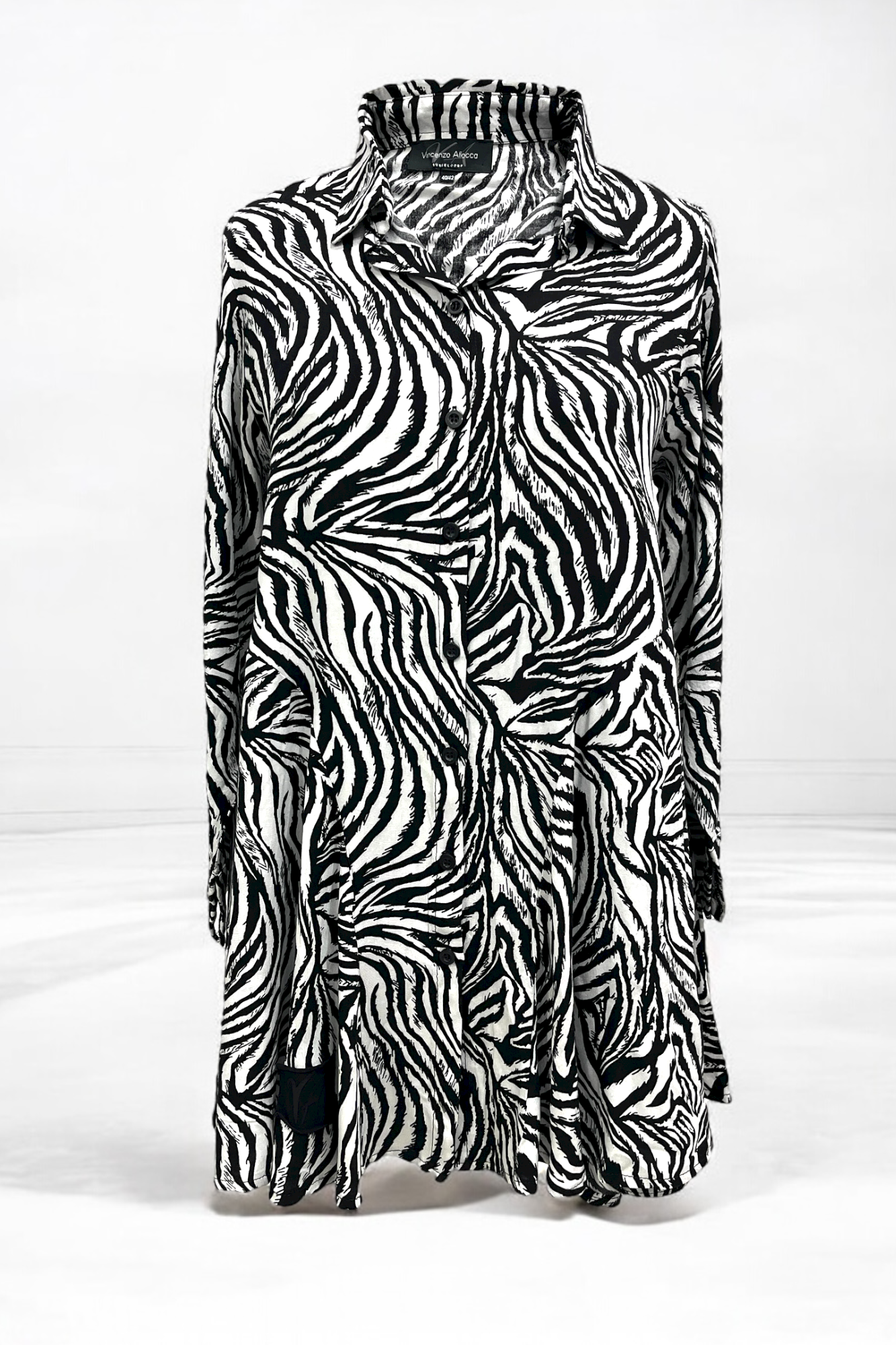 Bluse in Zebra-Print 124