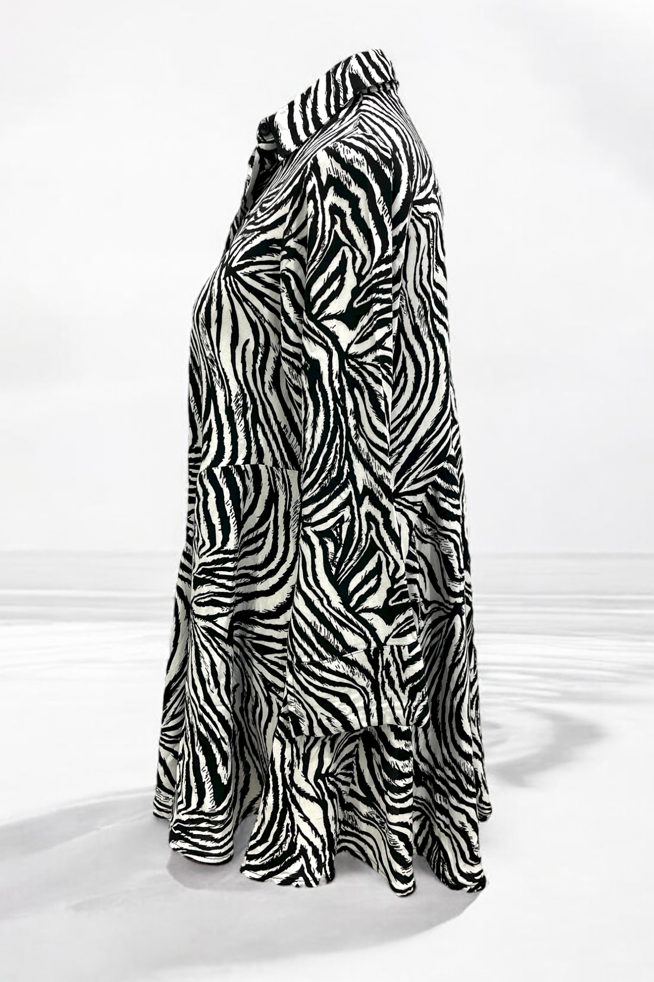 Bluse in Zebra-Print 124
