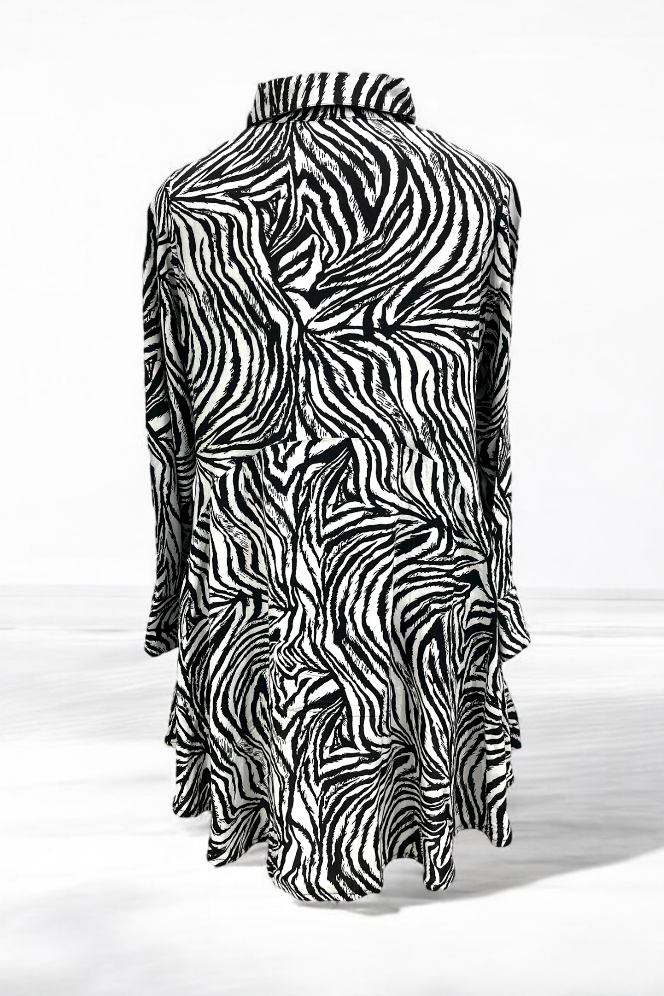 Bluse in Zebra-Print 124
