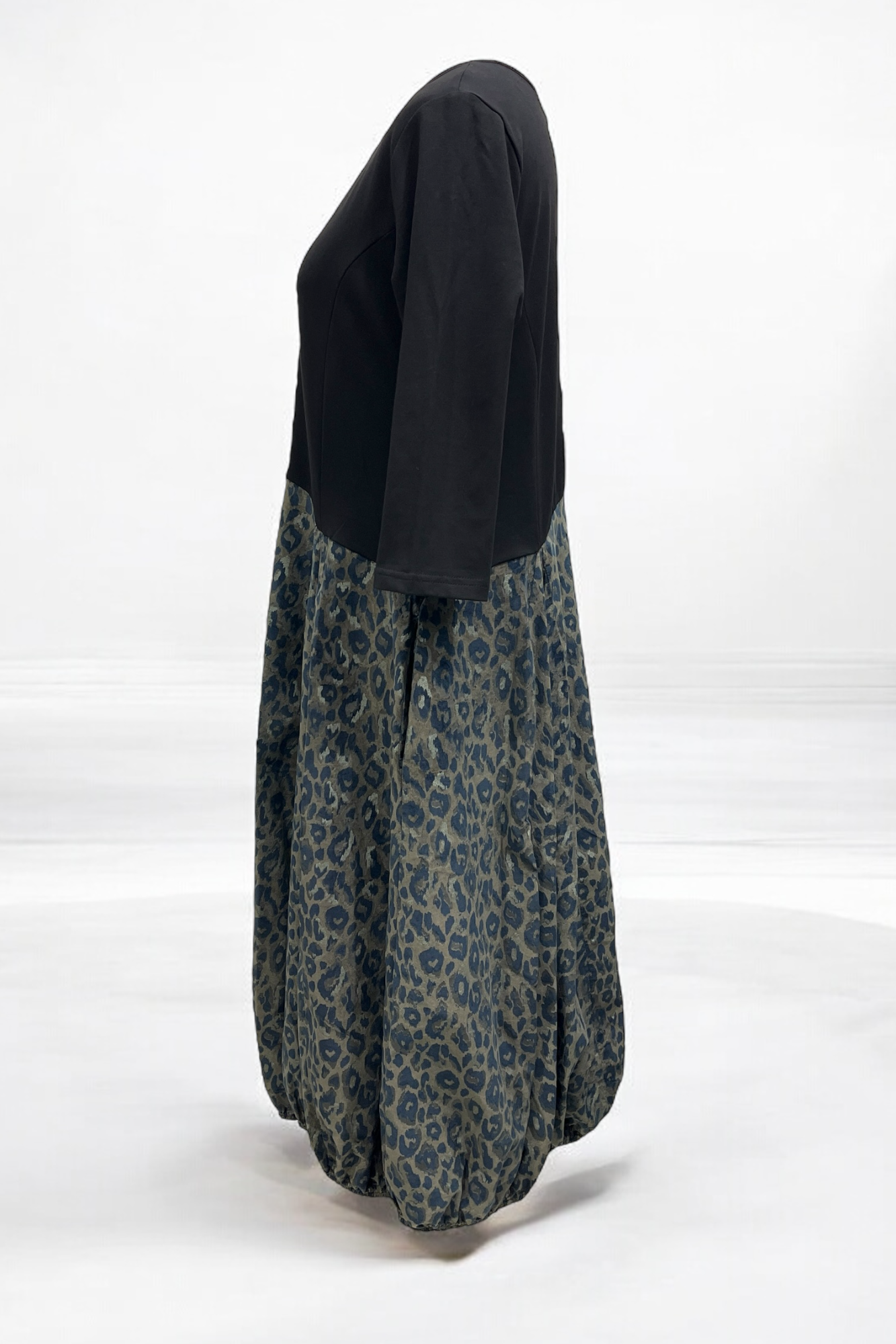 Ballonkleid mit Leo-Print 887