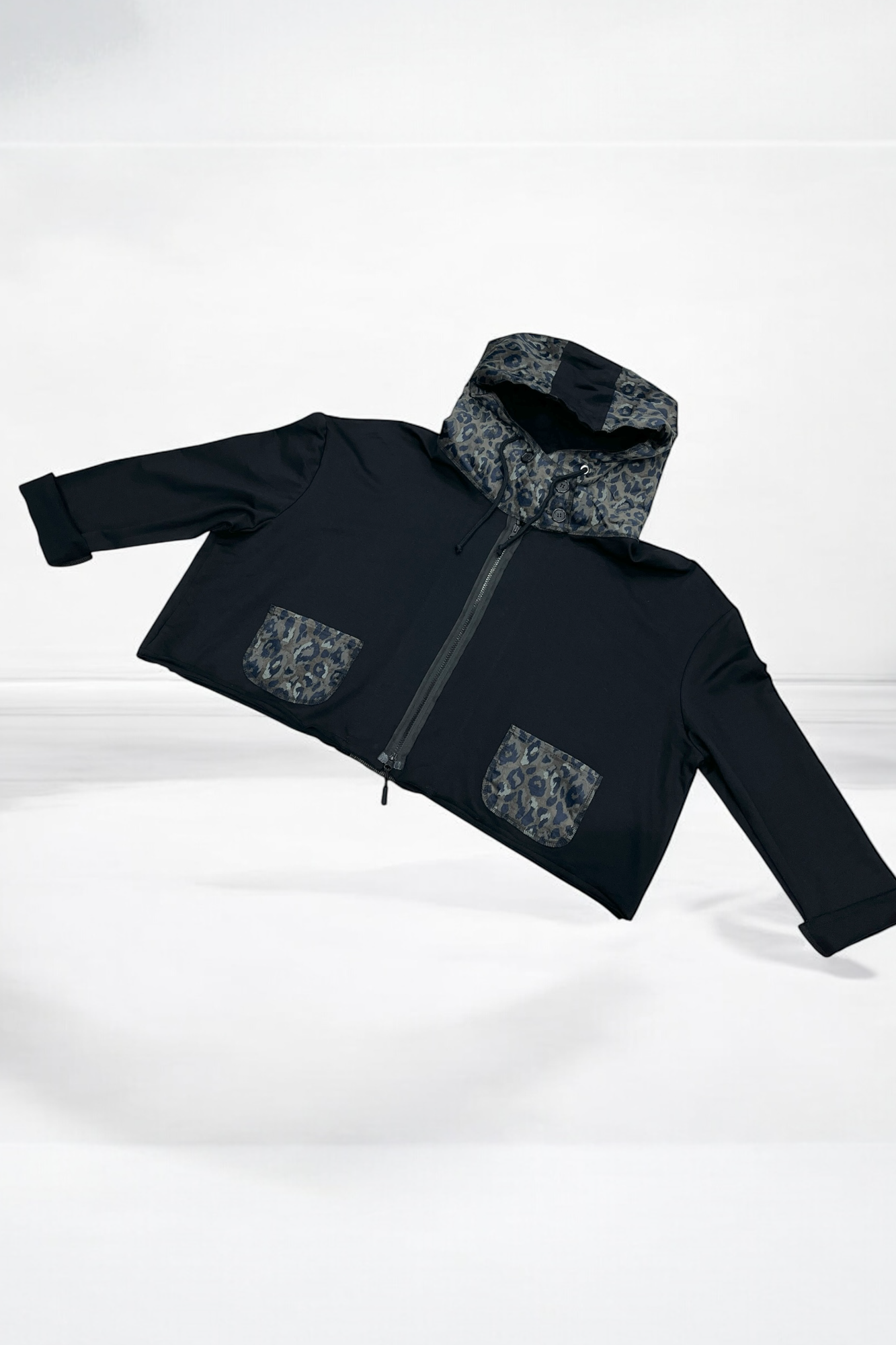 Kurzjacke Leo-Print 5495