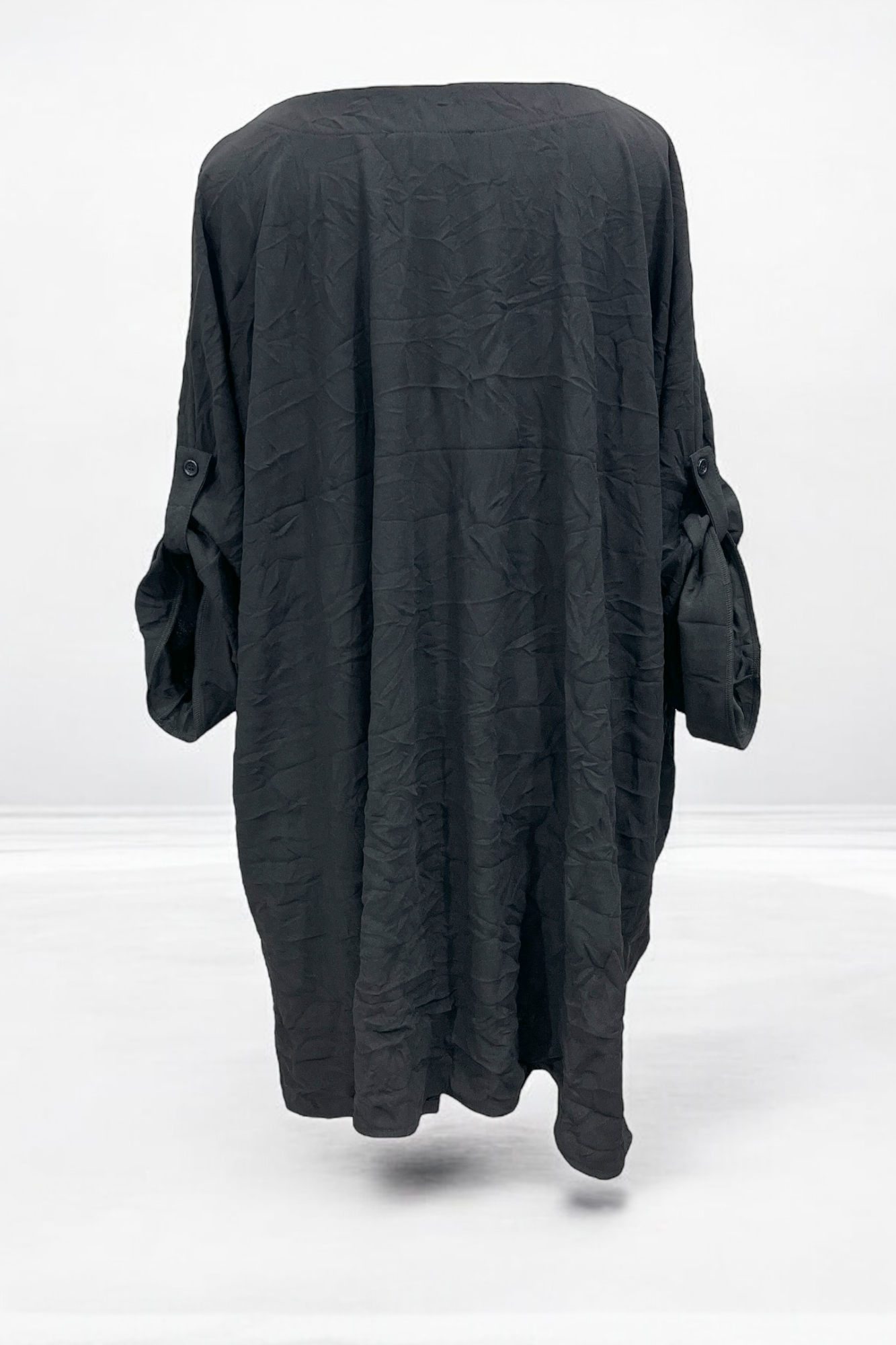Oversize tunic in crushed