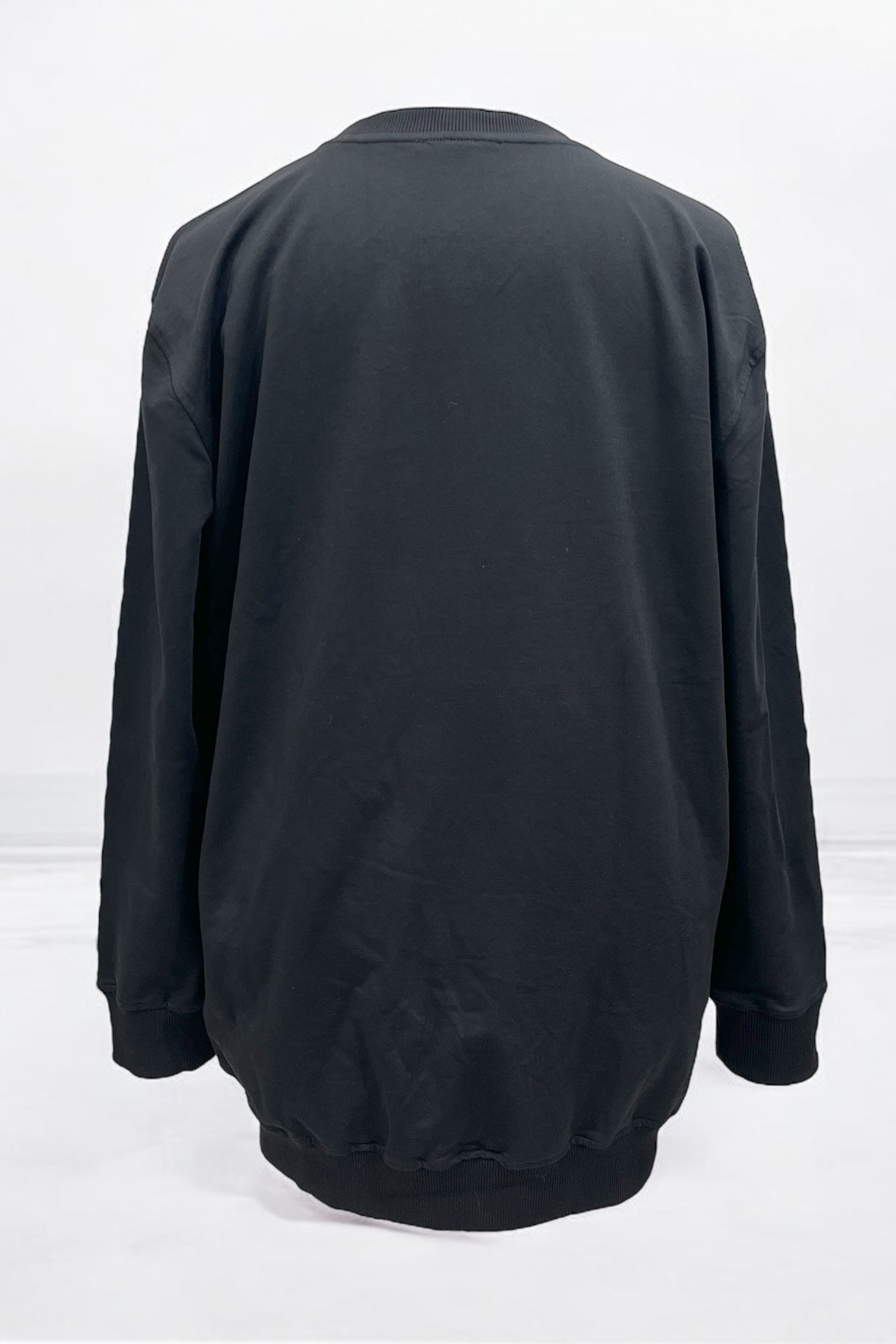 Sweatshirt with silver print