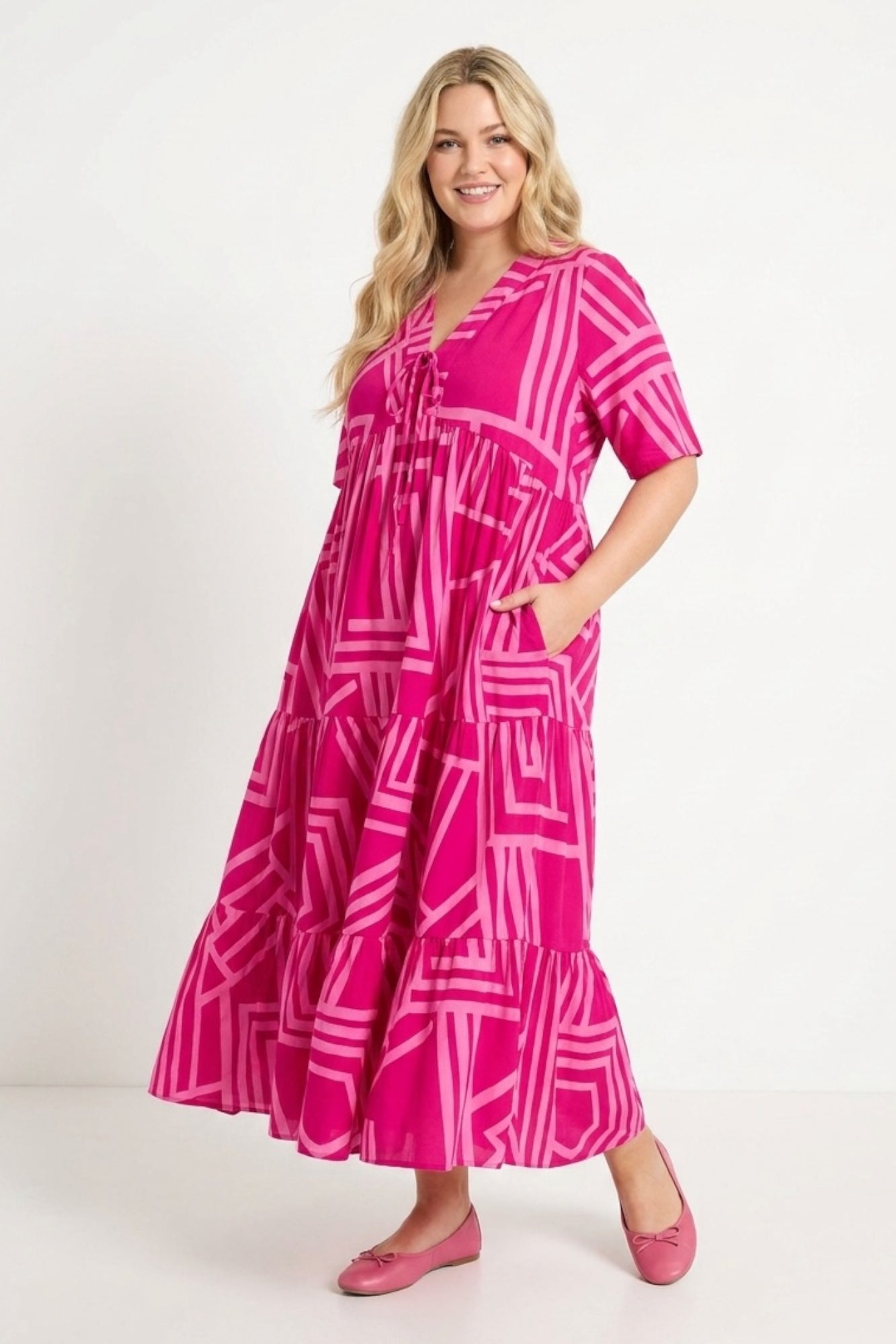 Bohemian Viscose Dress