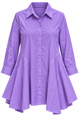 Bluse Anna aus Baumwoll-Stretch
