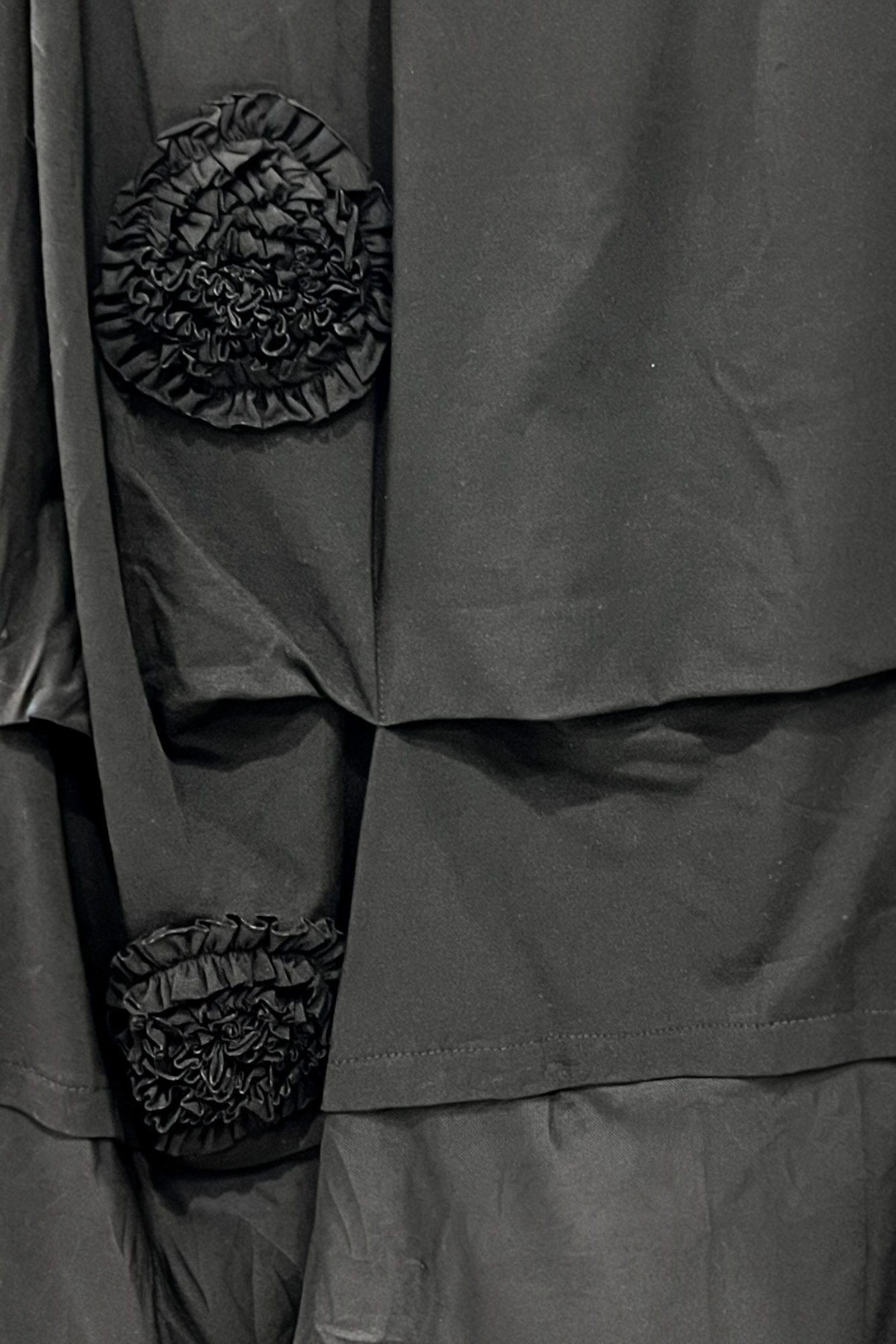 Rock aus Jersey mit Tüll