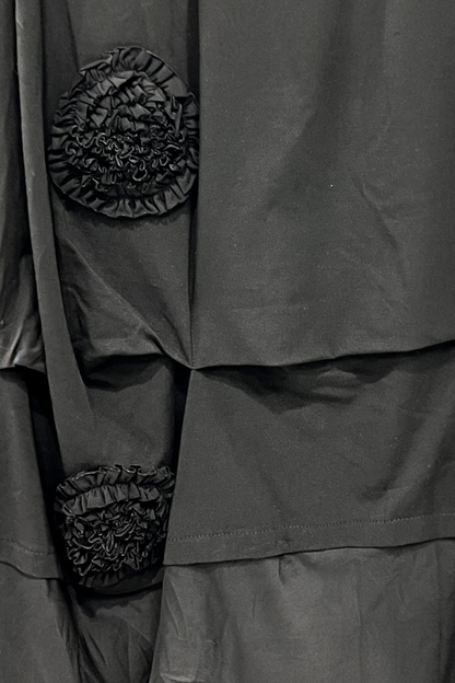 Rock aus Jersey mit Tüll