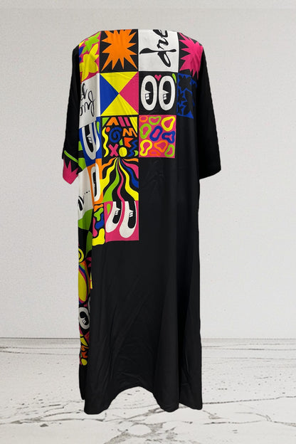 Dress with multicolor Print