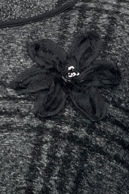 Kurzshirt in Wolloptik