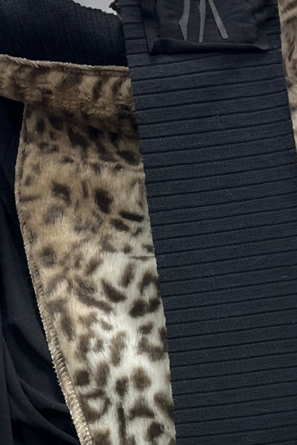 Dreieckschal mit Fellimitat