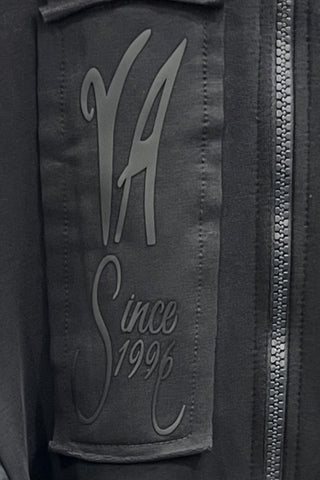 Jacke im Stoff-Mix