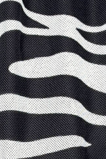 Rock aus Mesh im Animal-Print