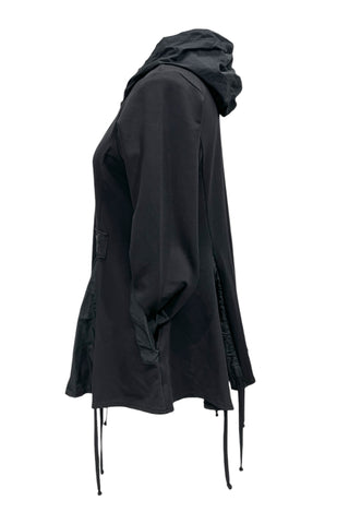 Jacke im Stoff-Mix
