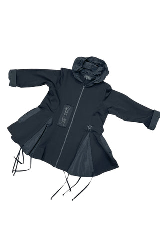 Jacke im Stoff-Mix