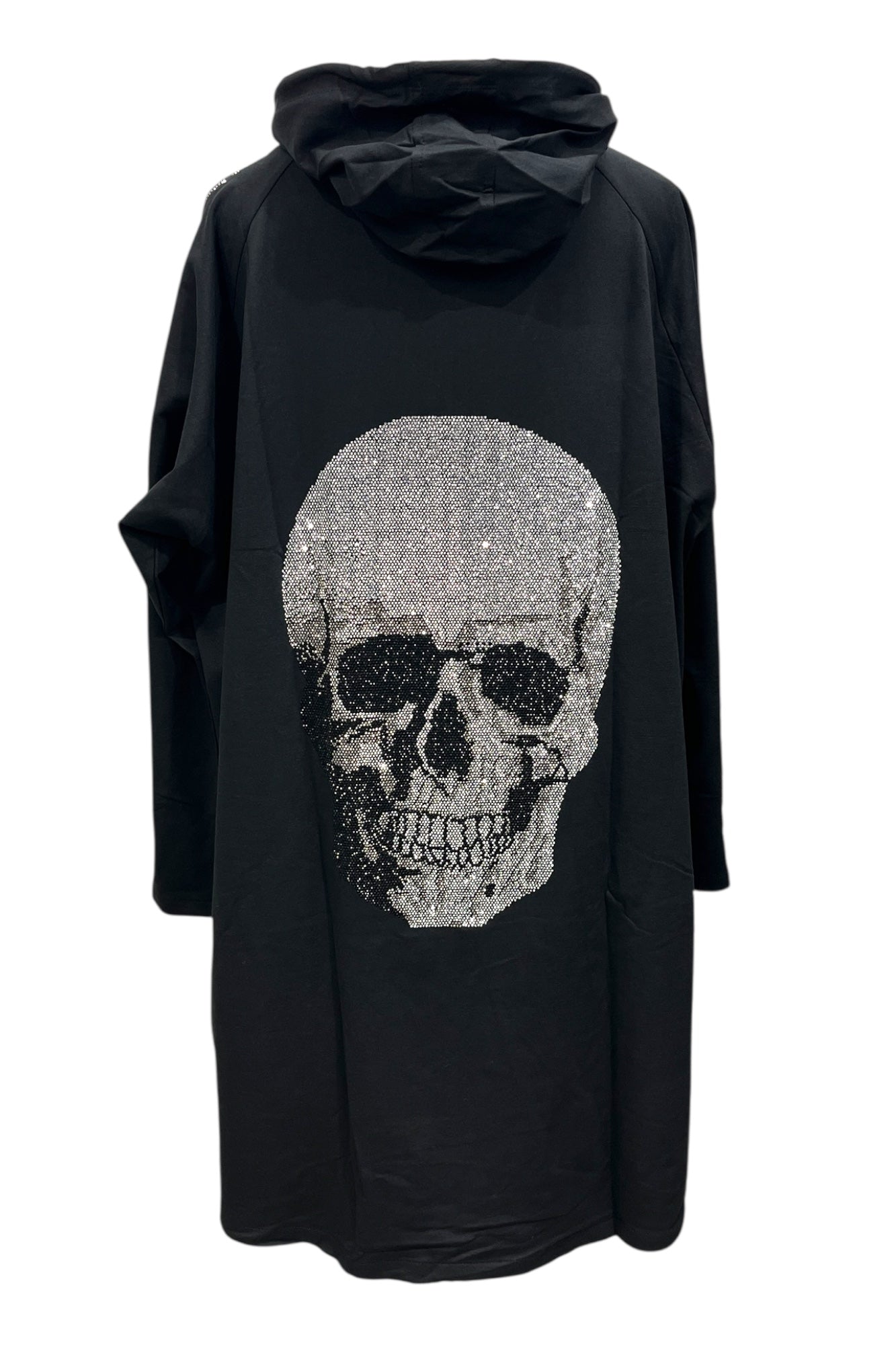 Sweatshirt-Jacke mit Skull