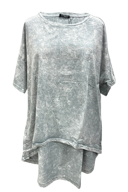 Shirt Batik mit Nieten