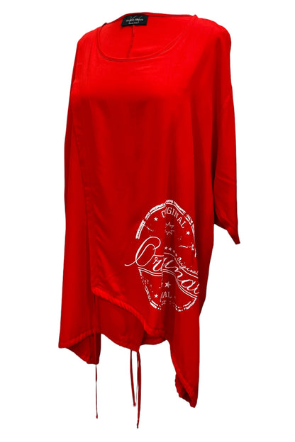 Tunika Tunnelzug mit Druck