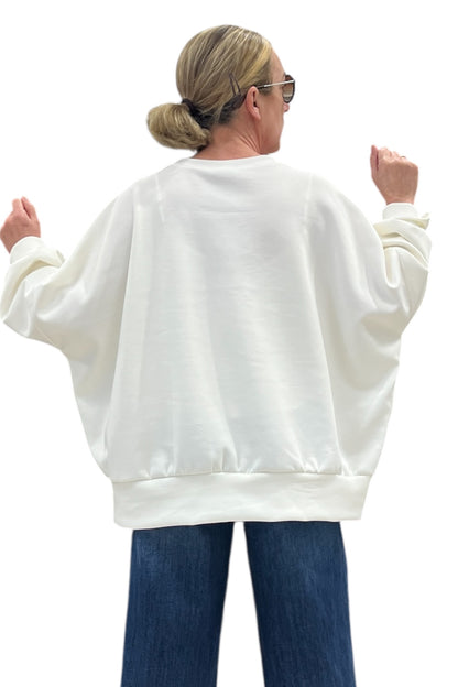 Sweater mit Aufdruck