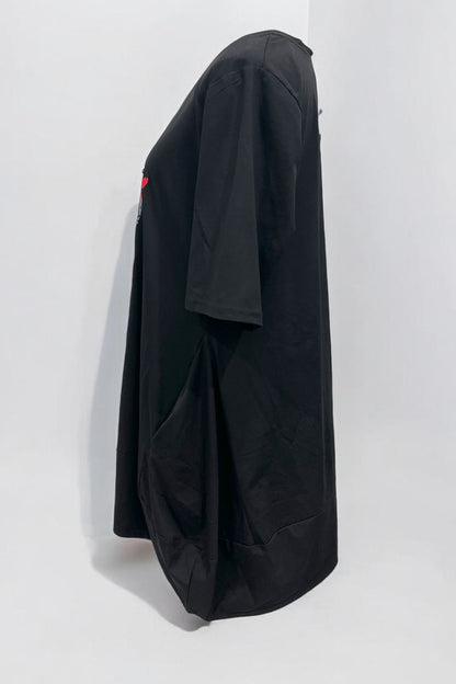 Tunic with appliqué