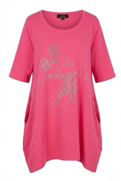 Tunika mit Strass-Applikation
