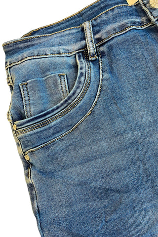 Karostar Baggy Jeans in Crash-Optik
