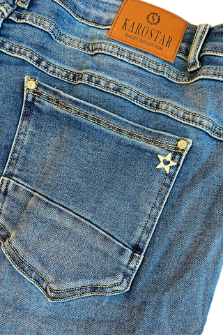 Karostar Baggy Jeans in Crash-Optik