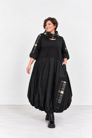 Kleid Lilly im Stoff-Mix
