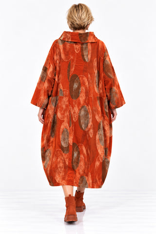 Kleid Oversize in Feincord