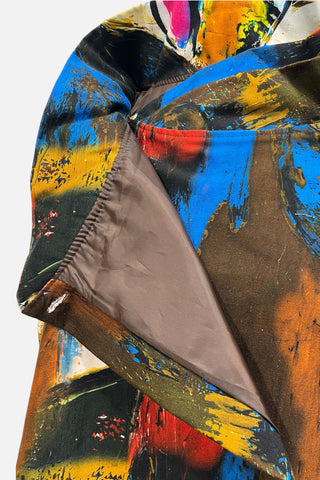 Gefütterte Kurzjacke mit Motivdruck