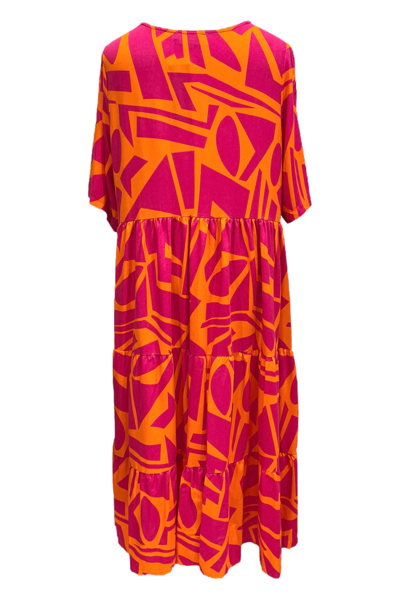 vincenzo-allocca-kleid-viskose-druck-orange-pink-rückseite