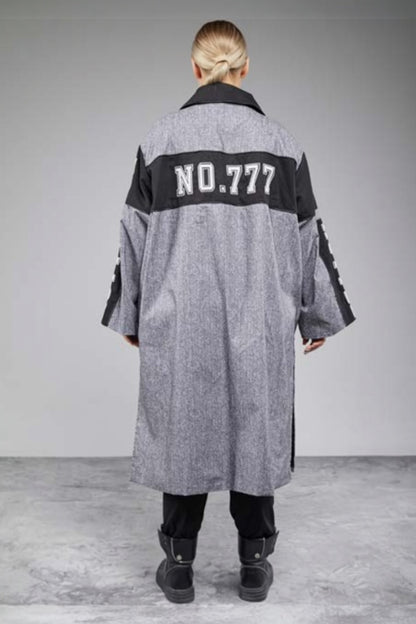 Coat in materialmix 7007