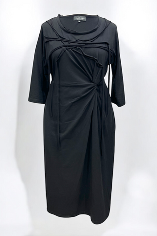 Kleid mit Zierband 9323
