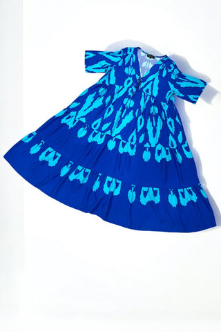 Boheme-Kleid Viskose 9314