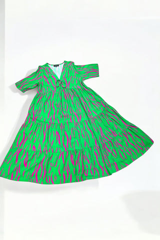 Boheme-Kleid Viskose 9314