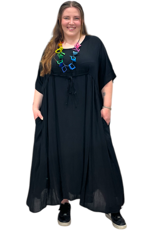 Viskosekleid mit Kette 9325